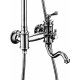 Душевая стойка Timo Adelia SX-6010/00 хром штанга 100 см,  в стиле ретро