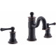 Смеситель Timo Adelia 6021/04F black antique, для раковины, однорычажный, черный