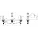 Смеситель Timo Adelia 6021/04F black antique, для раковины, однорычажный, черный