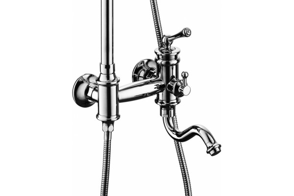 Душевая стойка Timo Adelia SX- 6010/02 antique хром, штанга 190 см