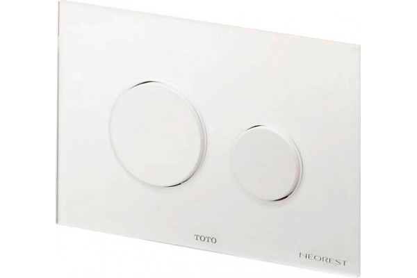Кнопка смыва Toto Neorest E00003T белая механическая,  в современном стиле