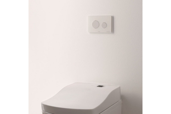 Кнопка смыва Toto Neorest E00003T белая механическая,  в современном стиле
