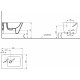 Биде подвесное Toto SP B532E#XW цвет белый, овальное, 38x54 см