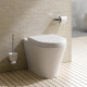 Унитаз приставной Toto MH CW163Y#XW безободковая белый, 39x62.4 см