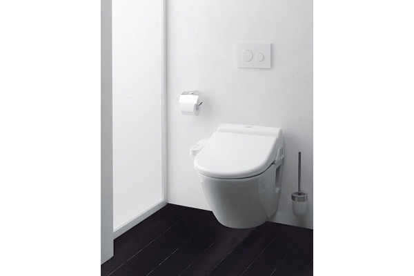 Унитаз подвесной Toto NC  белый, овальный, с функцией биде, 38x53 см