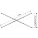 Каркас для ванны Triton 170-190x75-90 универсальный 5 опор