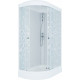Душевая кабина Triton Коралл Щ0000043487 120х80 см, белый, четверть круга, поддон средний