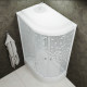Душевая кабина Triton Коралл Щ0000038532 120х80 см, белый, четверть круга, поддон средний