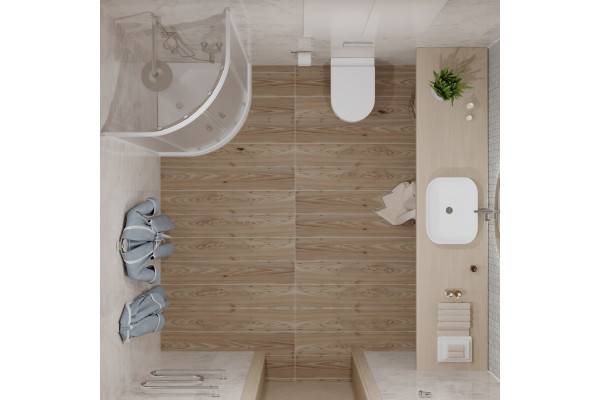 Душевой уголок Triton Ультра Щ0000040486 80х80 см четверть круга, двери раздвижные