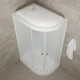 Душевая кабина Triton Риф Щ0000044422 L, 120х80, поддон средний, стекло рифленое