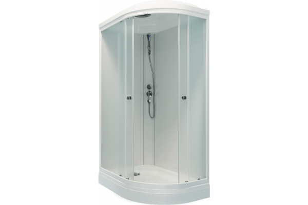 Душевая кабина Triton Риф Щ0000044422 L, 120х80, поддон средний, стекло рифленое