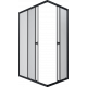Душевой уголок Triton Вента-Блэк Щ0000054478 120х80 прямоугольный, двери раздвижные