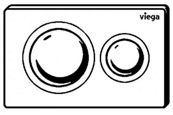 796389 Prevista Панель смыва для унитазов Visign for Style 20, пластик, матовый черный, модель 8610.1