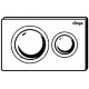 796389 Prevista Панель смыва для унитазов Visign for Style 20, пластик, матовый черный, модель 8610.1