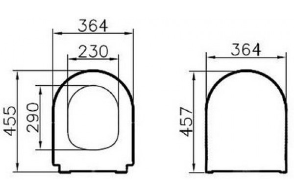 Крышка-сиденье дюропласт VitrA SoftSlim 110-003-019