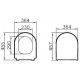 Крышка-сиденье дюропласт VitrA SoftSlim 110-003-019