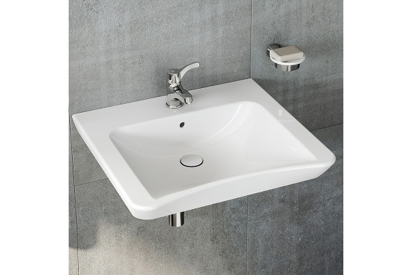 Раковина подвесная VitrA Conforma 60 см для людей с ограниченными возможностями 5289B003-0001, белый