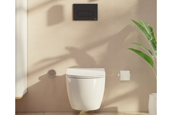 Комплект Vitra: инсталляция Core 732-5800-01 + панель смыва Root R 740-2211, черный матовый + крепеж