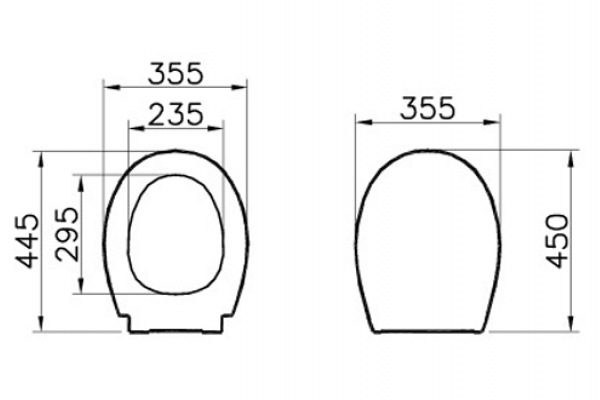 Крышка-сиденье для унитаза VitrA Universal 84-003-019