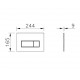 740-2311 Панель смыва Root Square, мат. черн.