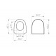 220-003R409 Сидение VitrA Nest с м/лифтом