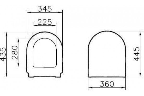 Крышка-сиденье VitrA S50 72-003-309