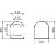Крышка-сиденье VitrA S50 72-003-309