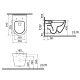 7510B003-0075 Подвесной Безободковый унитаз VitrA Mia Round (НУЖНА КРЫШКА 801-003-019, 115-003-001, 84-003-019)