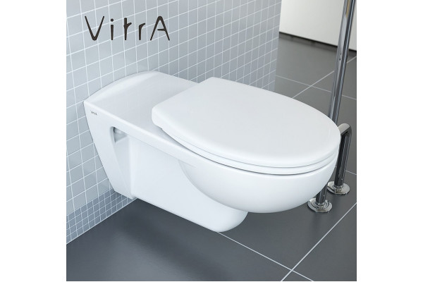 Унитаз подвесной VitrA Conforma с сиденьем для людей с ограниченными возможностями 5810B003-6234