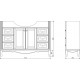 Тумба для комплекта ValenHouse Эллина 120 слоновая кость, фурнитура золото, напольная