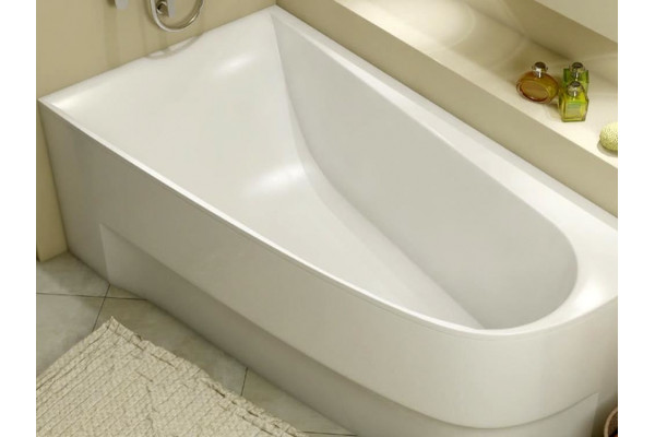 Акриловая ванна Vayer Boomerang 160х90 L асимметричная, пристенная