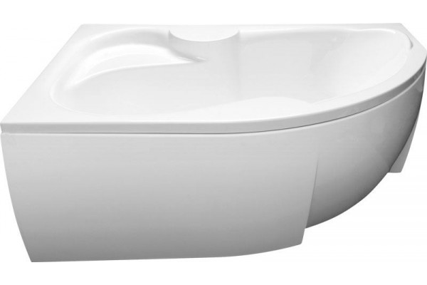 Акриловая ванна Vayer Azalia 170х105 L асимметричная, пристенная, объем 280 л.