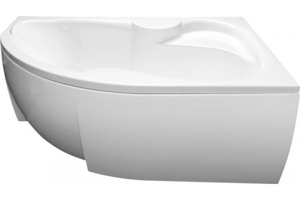 Акриловая ванна Vayer Azalia 170х105 R асимметричная, пристенная, объем 280 л.