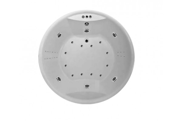 Встраиваемая акриловая ванна Vayer Eva D180 180х180 круглая, встраиваемая