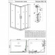 Душевой уголок Veconi Rovigo 120x90х195 профиль хром, стекло прозрачное, прямоугольный, двери раздвижные