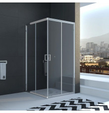 Душевой уголок Veconi Rovigo RV-11 80x80 квадратный, двери раздвижные