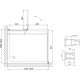 Душевой уголок Vegas Glass AFP-Fis 120*100 09 01 R профиль золото, стекло прозрачное, прямоугольный, двери распашные