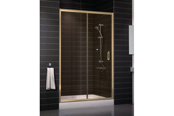 Душевая дверь в нишу Vegas Glass ZP 0125 05 05 стекло бронза, 125, раздвижная