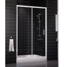 Душевая дверь в нишу Vegas Glass ZP 0120 01 01 стекло прозрачное, 120, раздвижная, профиль белый