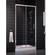 Душевая дверь в нишу Vegas Glass ZP 0100 08 01 стекло прозрачное, 100, раздвижная, профиль хром