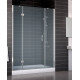 Душевая дверь в нишу Vegas Glass AFP-F 140 08 10 L стекло сатин, 140, распашная, профиль хром