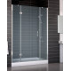 Душевая дверь в нишу Vegas Glass AFP-F 130 08 10 L стекло сатин, 130, распашная, профиль хром