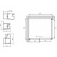 Душевой уголок Vegas Glass ZP+ZPV NOVO 120*100 02М 01 профиль черный матовый, стекло прозрачное, прямоугольный, двери раздвижные