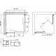 Душевой уголок Vegas Glass ZA-F Novo 120*100 02М 01 профиль черный матовый, стекло прозрачное, прямоугольный, двери раздвижные