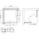 Душевой уголок Vegas Glass ZA-F Novo 120*90 02М 01 профиль черный матовый, стекло прозрачное, прямоугольный, двери раздвижные