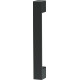 Душевой уголок Vegas Glass ZA-F Novo 110*100 02М 01 профиль черный матовый, стекло прозрачное, прямоугольный, двери раздвижные