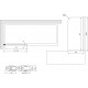 Шторка на ванну Vegas Glass EV Lux 75 05 02 L профиль бронза, стекло шиншилла, распашная, левая