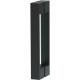 Душевая дверь в нишу Vegas Glass EP-F-2 Novo 165 02М 01 R профиль черный матовый, стекло прозрачное, распашная, правая