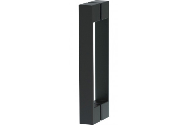 Душевая дверь в нишу Vegas Glass EP-F-2 Novo 120 02М 01 R профиль черный матовый, стекло прозрачное, распашная, правая