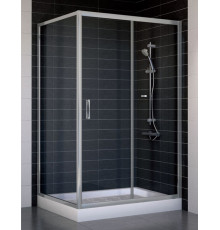 Душевой уголок Vegas Glass ZP+ZPV 110*90 07 01 стекло прозрачное, 110x90, прямоугольный, двери раздвижные